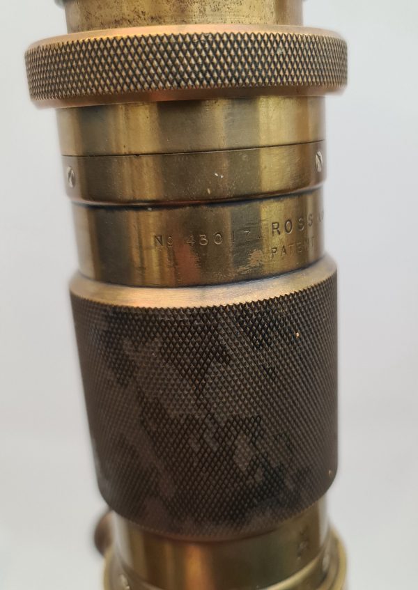 WWII Artillery Brass Gun Sight Telescope By Ross of London No. 43017