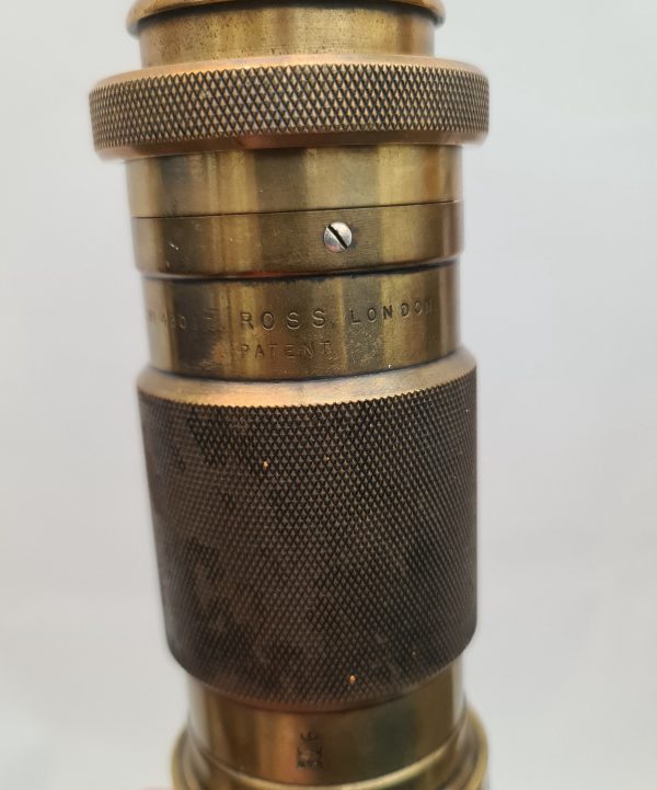 WWII Artillery Brass Gun Sight Telescope By Ross of London No. 43017