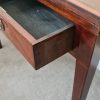 Georgian Side Table or Tea Table. Two front drawers with stringing. Stringing and inlay border to top of the table.