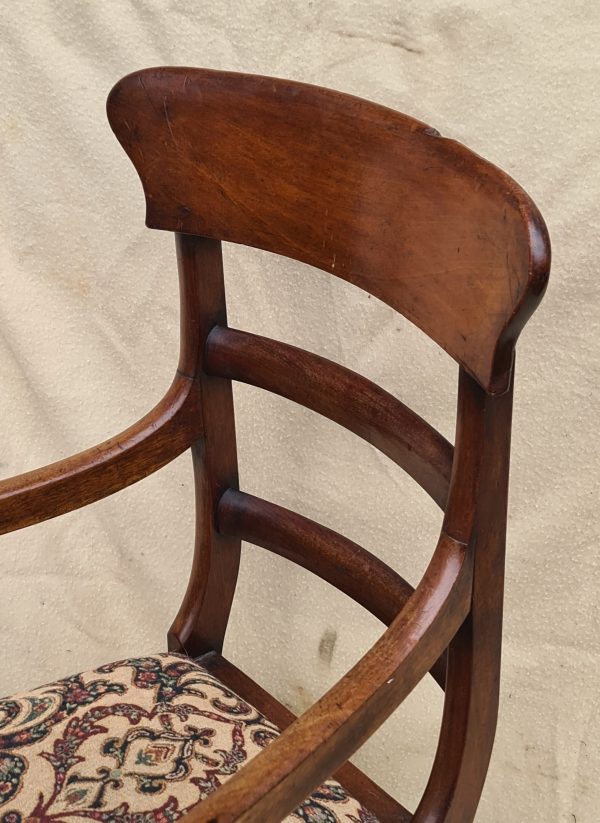 Victorian Mahogany Commode. Later Repairs to Seat and Pot Holding Area